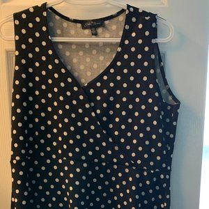Slinky Polka Dot Dress